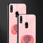 butt day quote glass case for realme 3 pro image-2