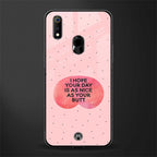 butt day quote glass case for realme 3 pro image