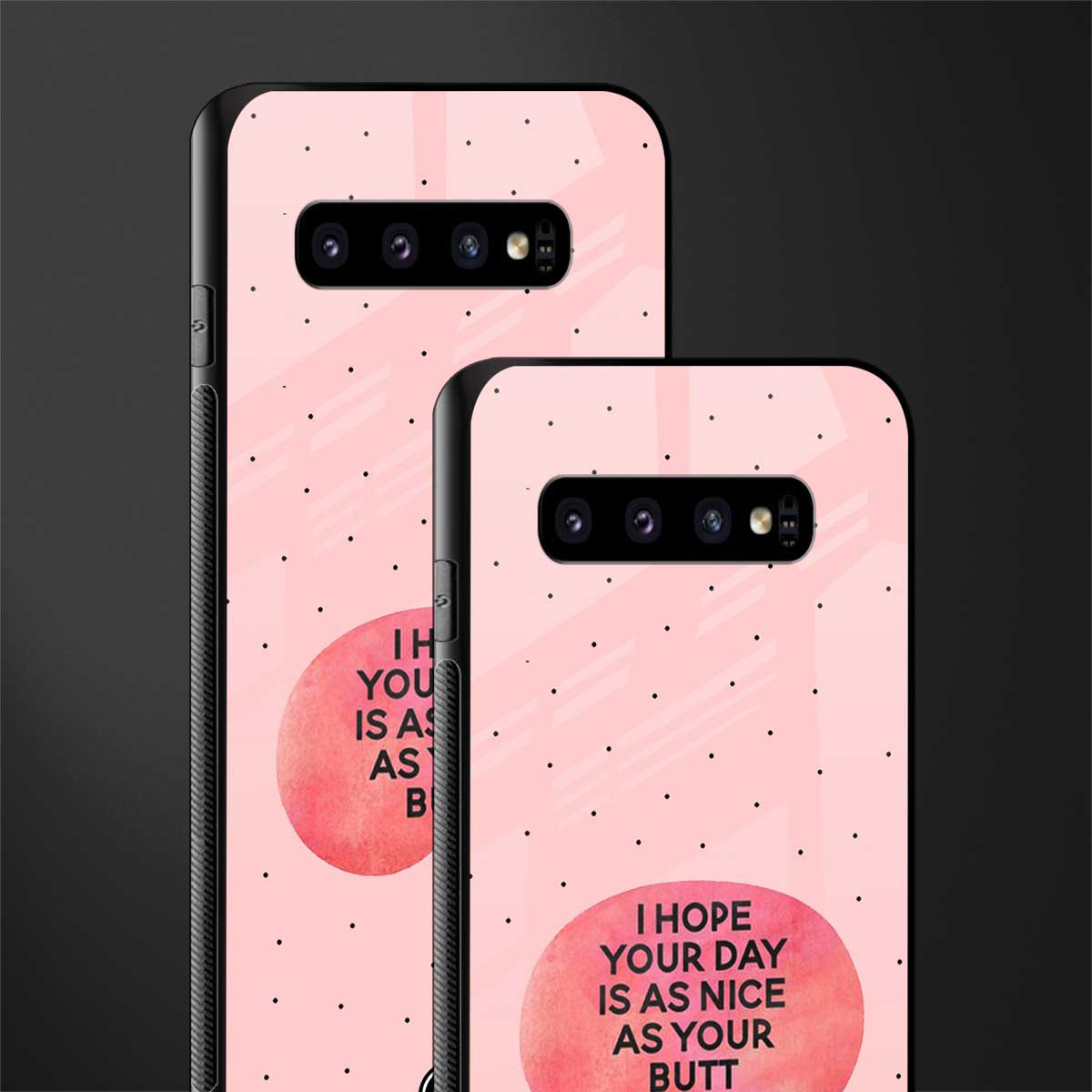 butt day quote glass case for samsung galaxy s10 image-2