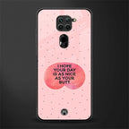 butt day quote glass case for redmi note 9 image