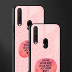 butt day quote glass case for vivo y12 image-2