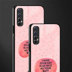 butt day quote glass case for realme 7 image-2