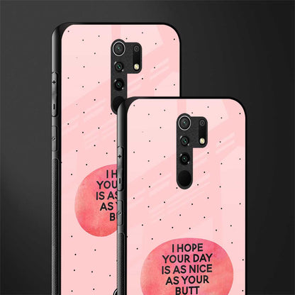 butt day quote glass case for poco m2 image-2