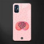 butt day quote glass case for vivo v17 image