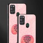 butt day quote glass case for realme 7i image-2