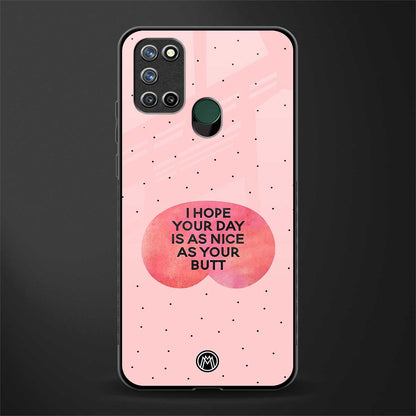 butt day quote glass case for realme 7i image