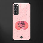 butt day quote glass case for oppo reno 4 pro image