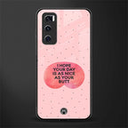 butt day quote glass case for vivo v20 se image