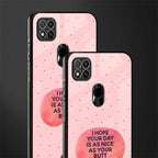 butt day quote glass case for redmi 9c image-2