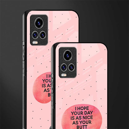 butt day quote glass case for vivo v20 pro image-2