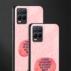 butt day quote glass case for realme 8 pro image-2