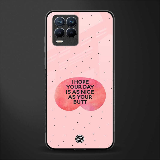 butt day quote glass case for realme 8 4g image