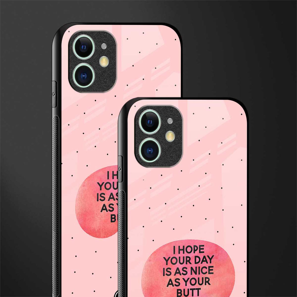 butt day quote glass case for iphone 11 image-2