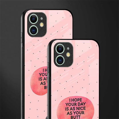 butt day quote glass case for iphone 12 image-2