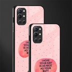 butt day quote glass case for oneplus 9r image-2
