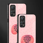 butt day quote glass case for mi 10t 5g image-2