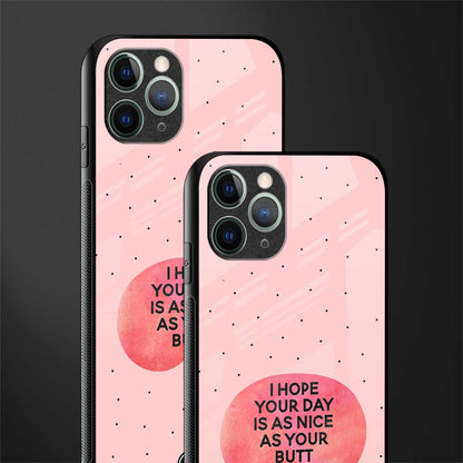 butt day quote glass case for iphone 11 pro max image-2