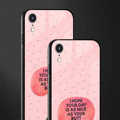 butt day quote glass case for iphone xr image-2