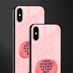 butt day quote glass case for iphone xs image-2