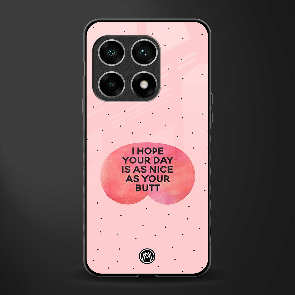butt day quote glass case for oneplus 10 pro 5g image