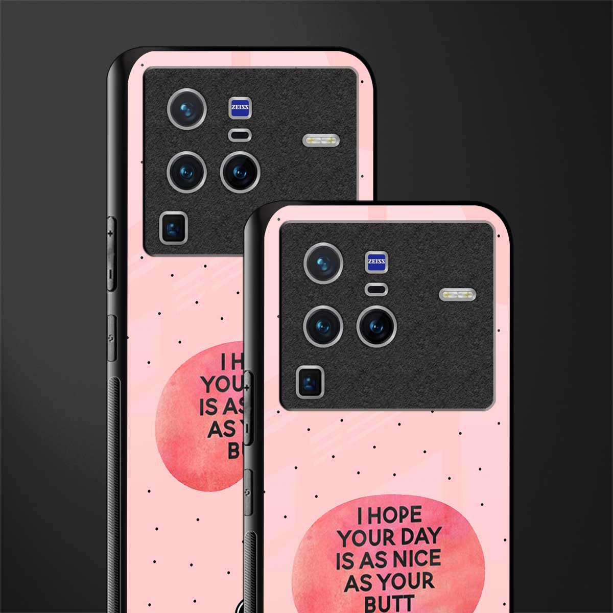butt day quote glass case for vivo x80 pro 5g image-2