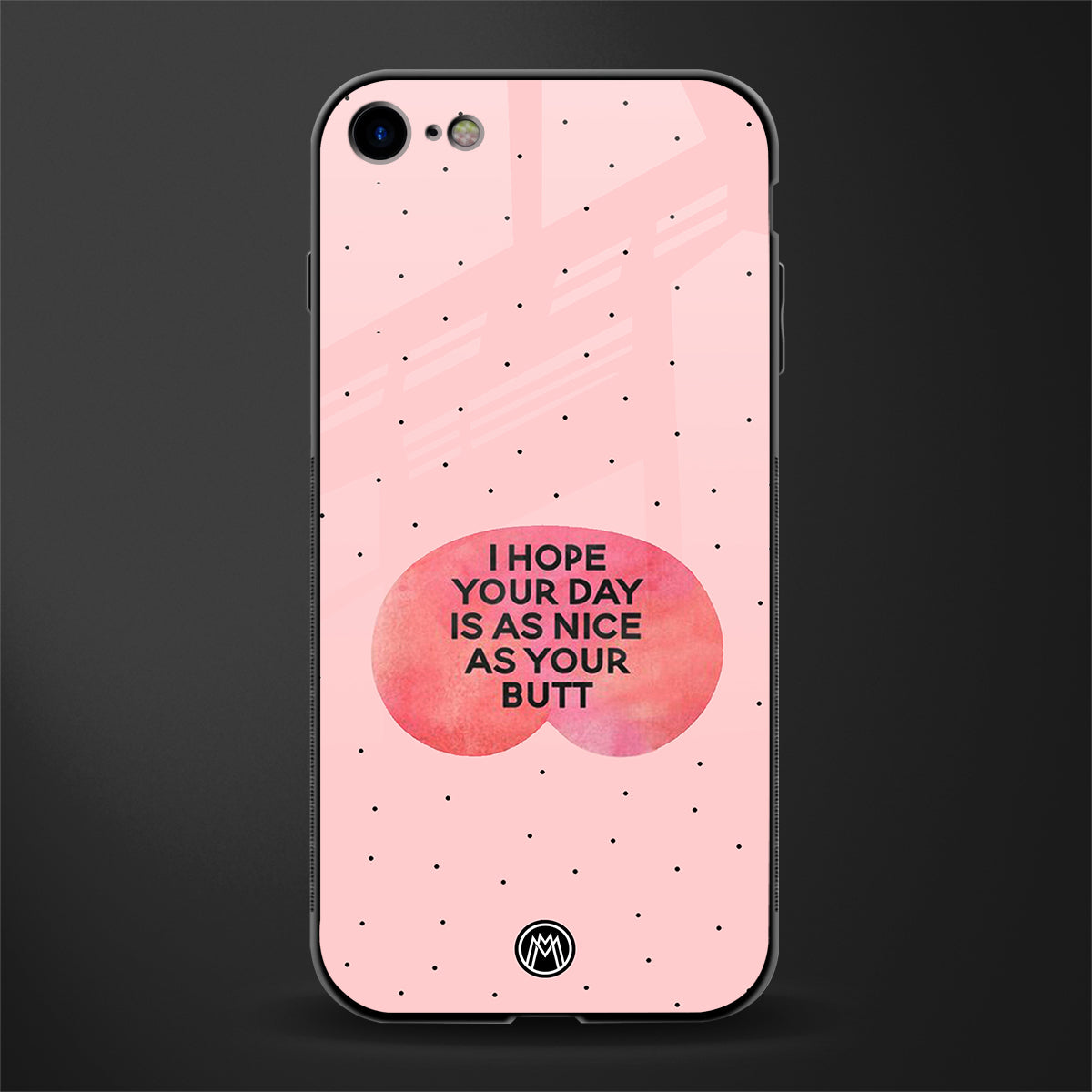 butt day quote glass case for iphone se 2020 image