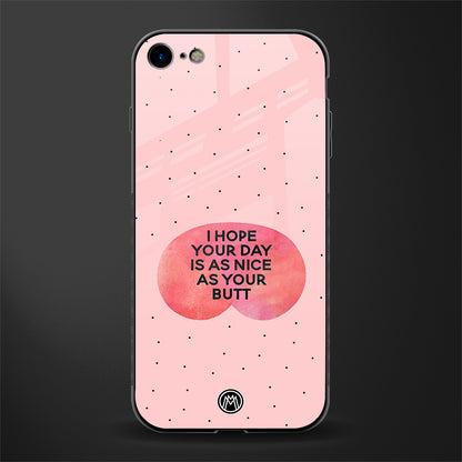 butt day quote glass case for iphone se 2020 image