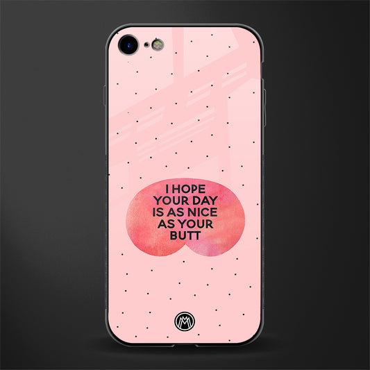 butt day quote glass case for iphone se 2020 image