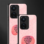 butt day quote back phone cover | glass case for vivo t1 44w 4g
