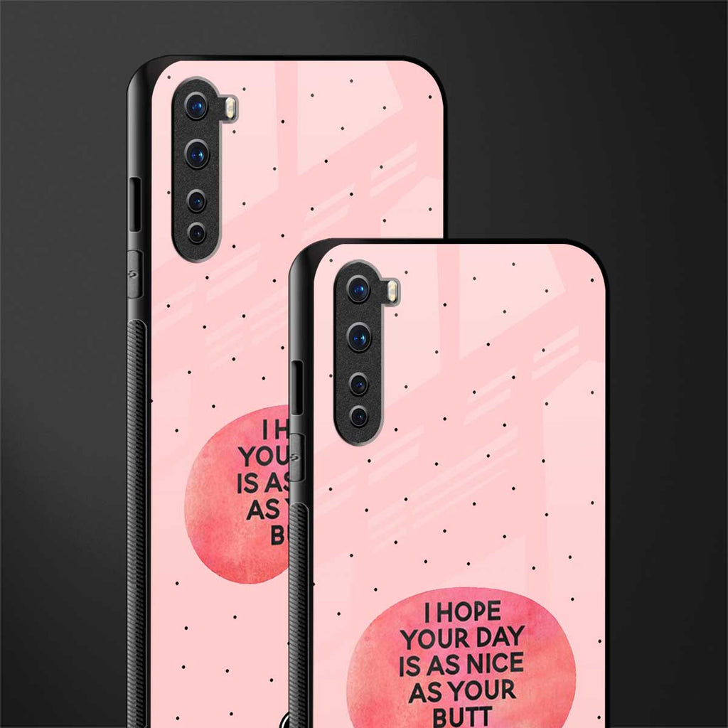 butt day quote glass case for oneplus nord ac2001 image-2
