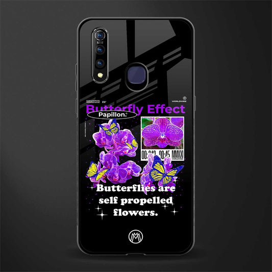 butterfly effect glass case for vivo z1 pro image