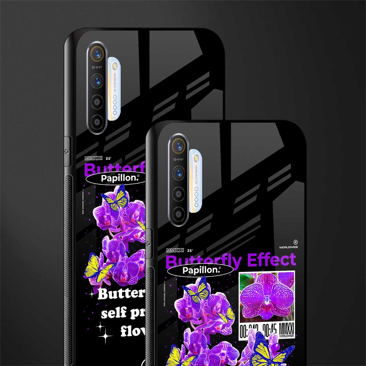 butterfly effect glass case for realme x2 image-2