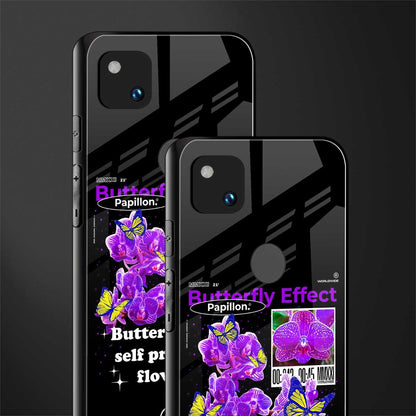 butterfly effect back phone cover | glass case for google pixel 4a 4g