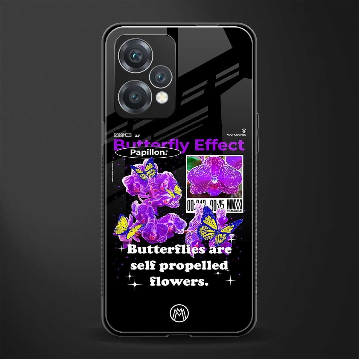 butterfly effect back phone cover | glass case for realme 9 pro 5g