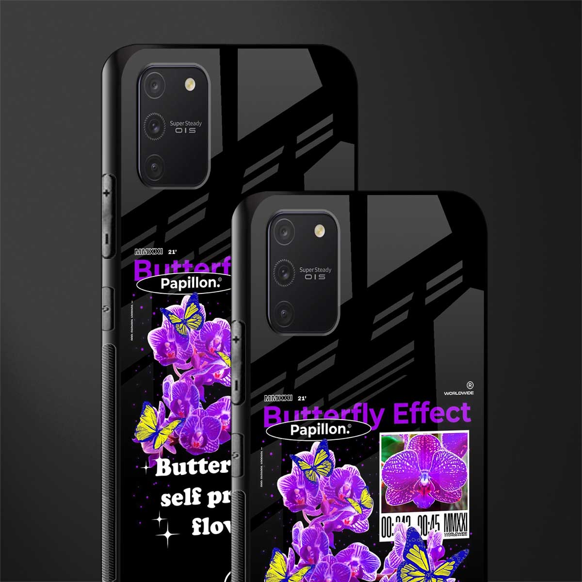 butterfly effect glass case for samsung galaxy a91 image-2
