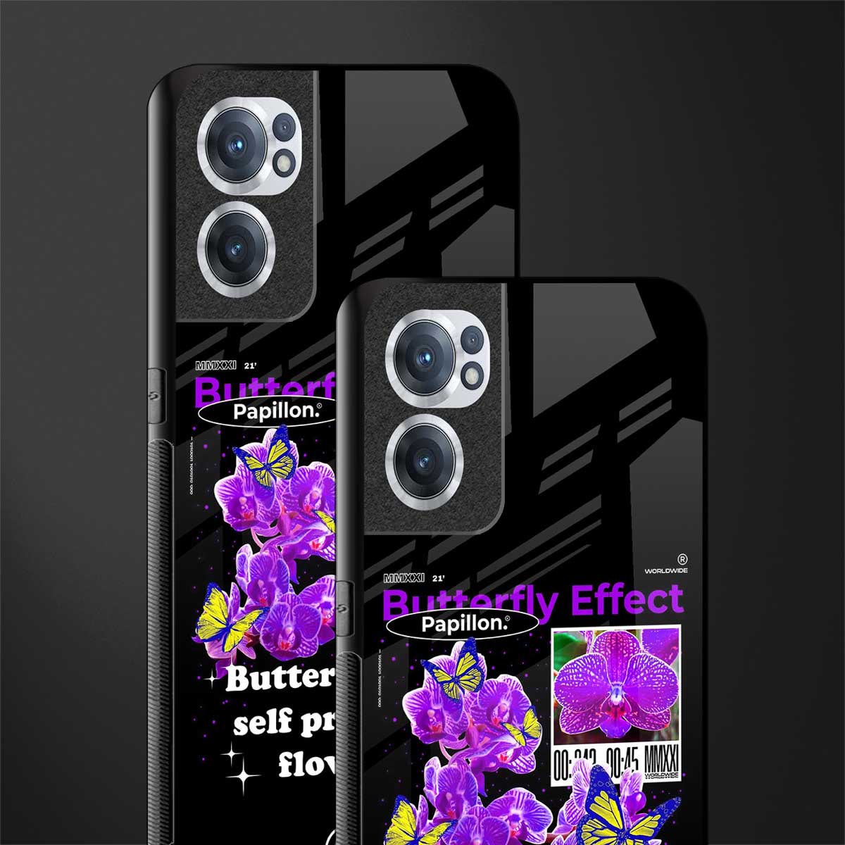 butterfly effect glass case for oneplus nord ce 2 5g image-2