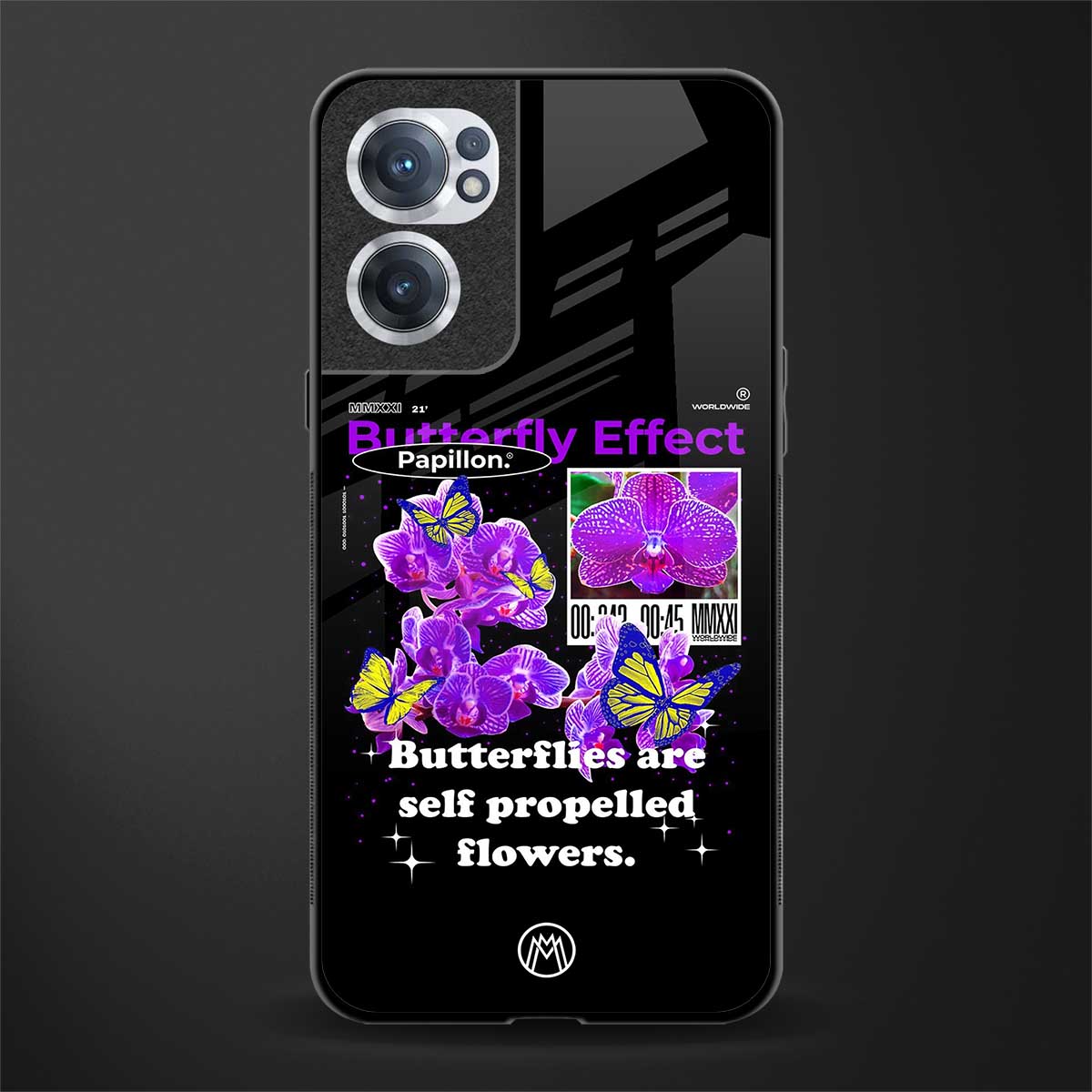 butterfly effect glass case for oneplus nord ce 2 5g image