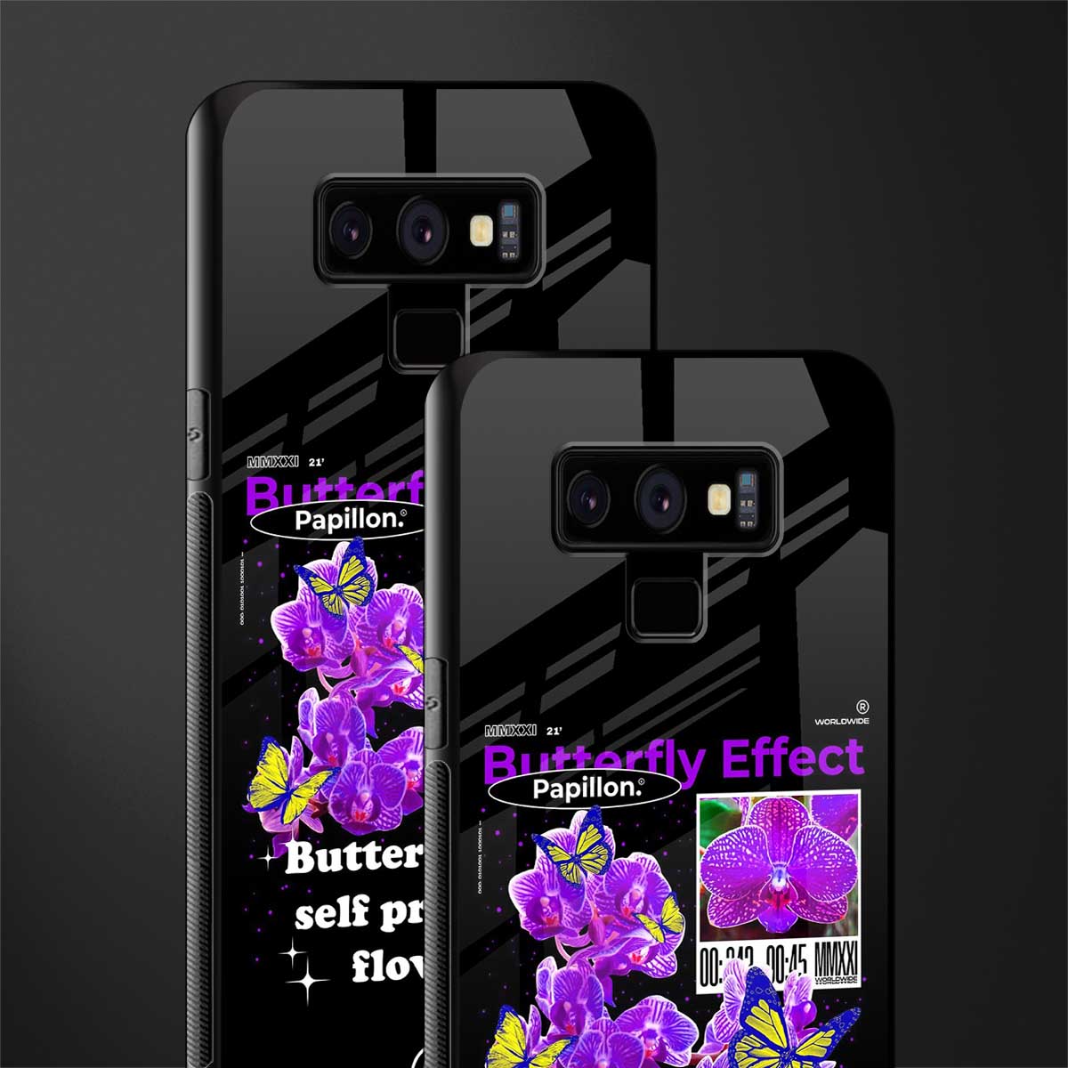 butterfly effect glass case for samsung galaxy note 9 image-2