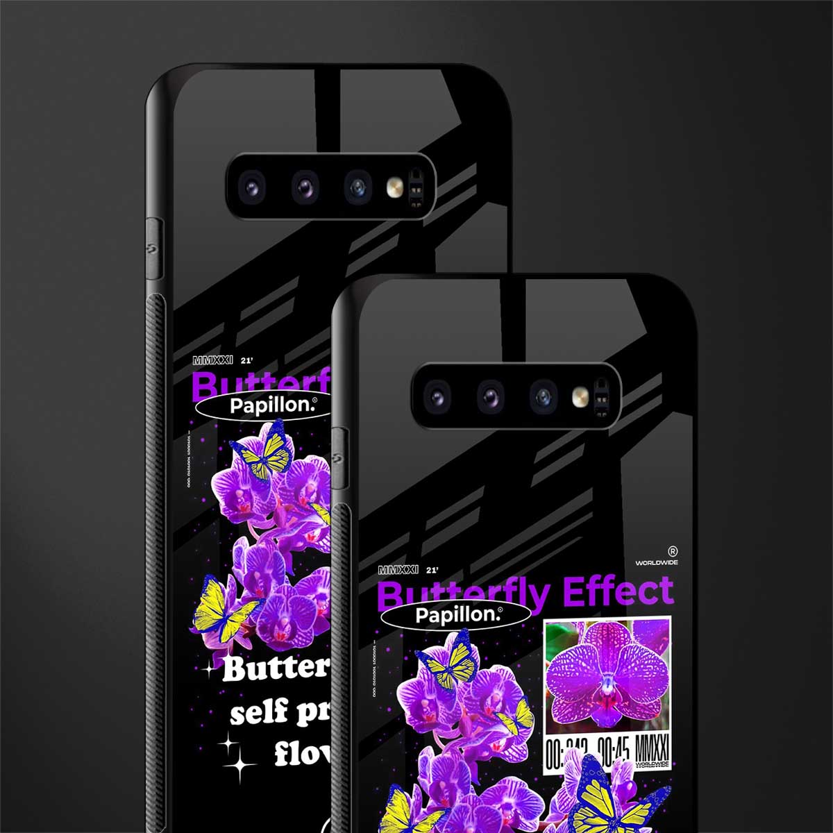 butterfly effect glass case for samsung galaxy s10 image-2