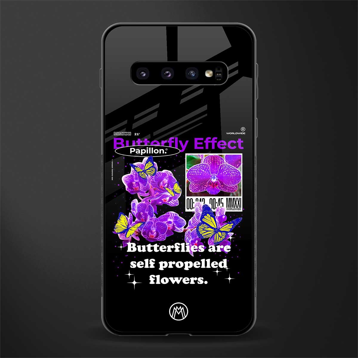 butterfly effect glass case for samsung galaxy s10 image