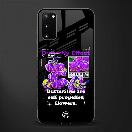 butterfly effect glass case for samsung galaxy s20 image
