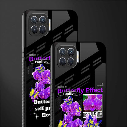 butterfly effect glass case for oppo f17 image-2