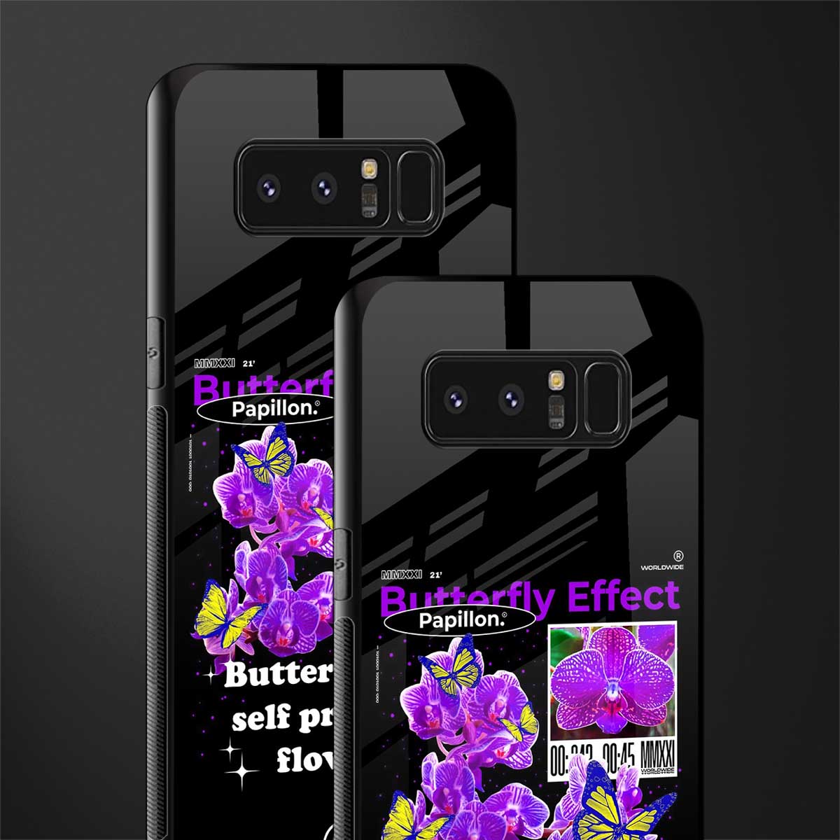 butterfly effect glass case for samsung galaxy note 8 image-2