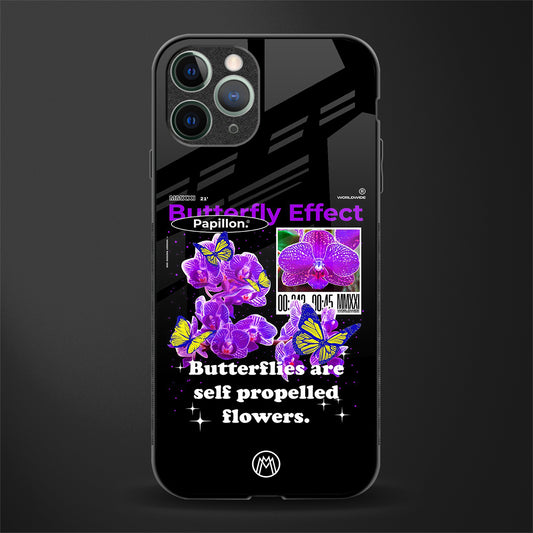 butterfly effect glass case for iphone 11 pro image