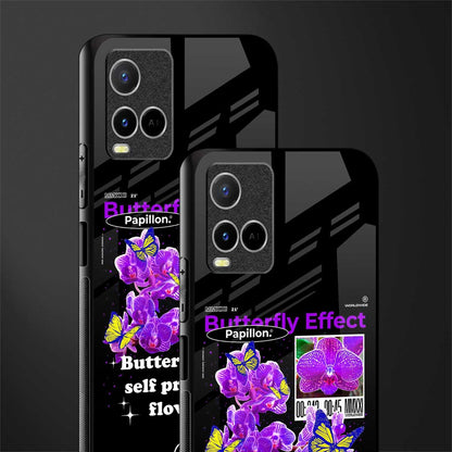 butterfly effect glass case for vivo y33s vivo y33t image-2