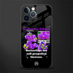 butterfly effect glass case for iphone 12 pro image