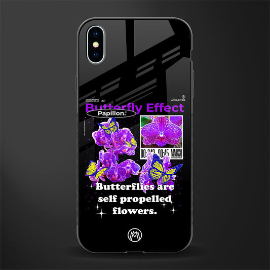 butterfly effect glass case for iphone xs max image