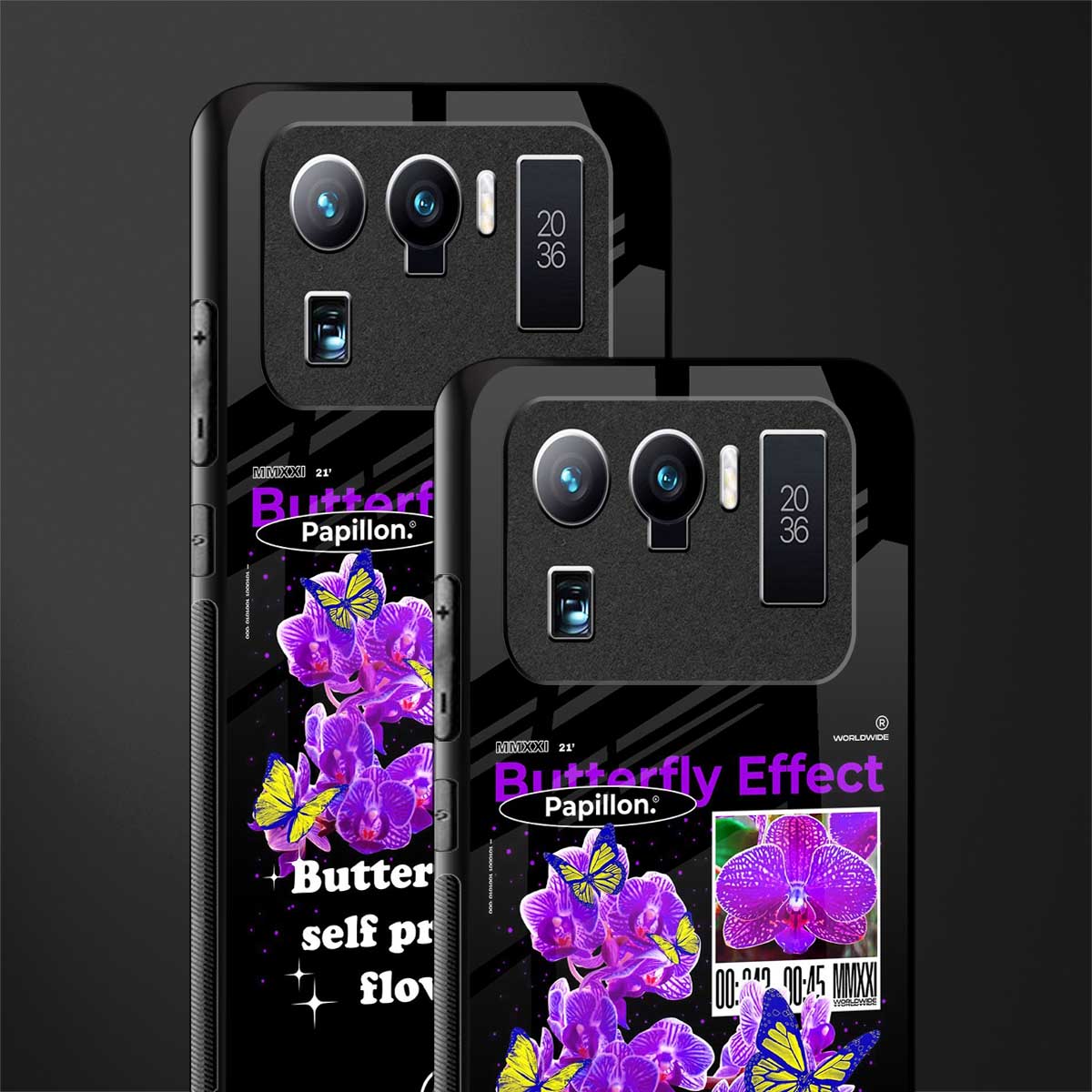 butterfly effect glass case for mi 11 ultra 5g image-2