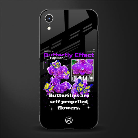 butterfly effect glass case for iphone xr image