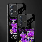 butterfly effect glass case for vivo v23 5g image-2